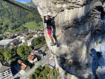 Via ferrata la roche a Agathe