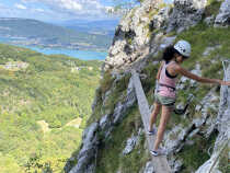 Parcours varié à la via ferrata du Roc de Cornillon