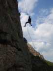 70m de rappel en fil d'arraigné sur la fin.