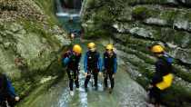 Descente du canyon d'Angon, Talloires