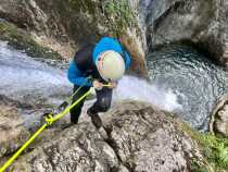 Rappel au canyon du Versoud