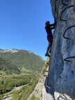 Jolie vue, via ferrata de Thônes