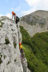 Jolie remontée à la via ferrata de Chironne