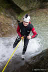 Rappel en canyoning