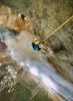 Rappel dans le canyon de l'Infernet