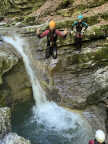 Petit saut à Angon, canyon du nan de grenant