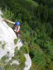 Via ferrata en pleine nature