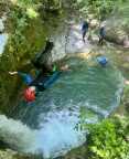 Joli saut canyon des Ecouges