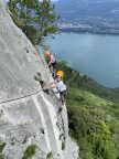 Via ferrata proche du lac d'Aix les Bains