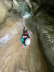 Toboggan ludique au canyon de Terneze