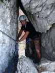 Mini passage dans une petite grotte