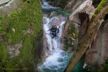 Saut/toboggan, canyon du Furon