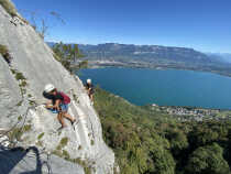 Via ferrata pour toute la famille au Roc de Cornillon