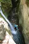 Beau saut possible au canyon du Furon