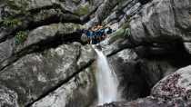 Un des sauts du canyon d'Angon