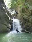 Tyrolienne dans le canyon des Ecouges