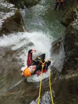 Waterslide at Angon canyon