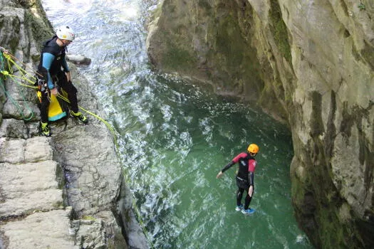 Jump of 5m, Furon canyon
