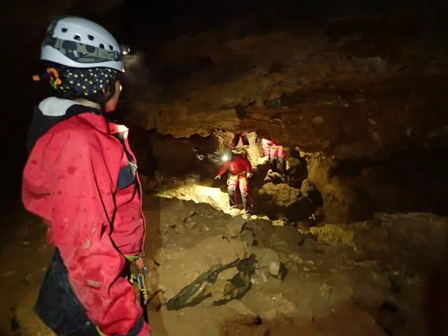 Grotte du Curé, massif de la Chartreuse, Isère.