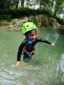 Dès 6 ans la randonnée aquatique est possible