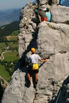 Via Cordata des 3 Pucelles, Vercors, Isère.