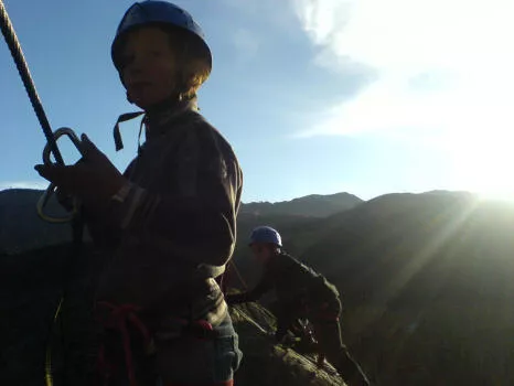 Waterfall via ferrata, Alpe du Grand Serre