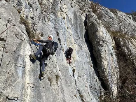 Via ferrata de la P'tchi, Massif des Bauges