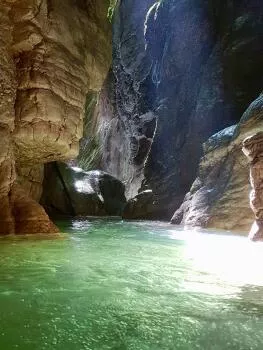 Au Cristaline, comme au canyon du Chaley