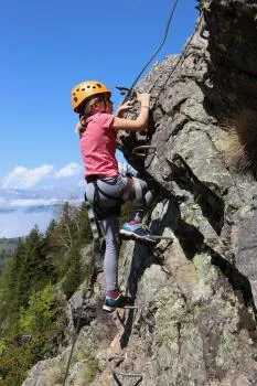 Echelles Iron ladder, via ferrata of the Waterfall