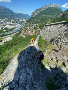 Beautiful view from Bastille via ferrata