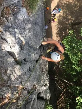 Sortie escalade à Angon