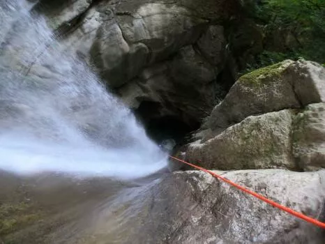 La canyoning d'Angon proche d'Annecy 