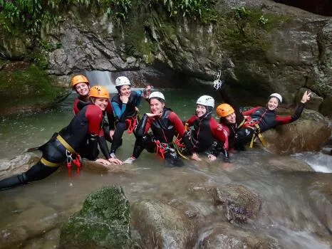 EVJF au canyon du Ternèze - massif des bauges -