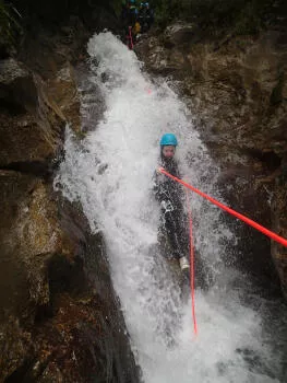 Arriving in the hang bowl, Pissarde, Vercors