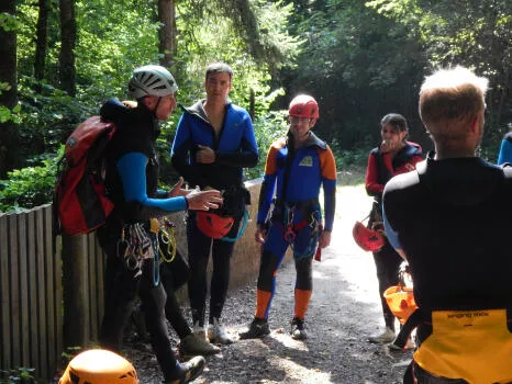 Canyon du Furon partie basse pour groupe d'entreprise