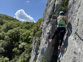Via ferrata proche Annecy
