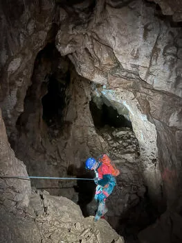 descente en rappel