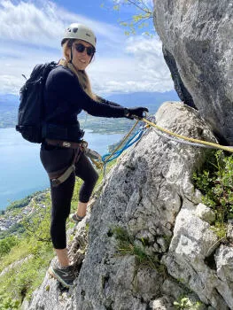Via ferrata Aix Les Bains, Cornillon, second part