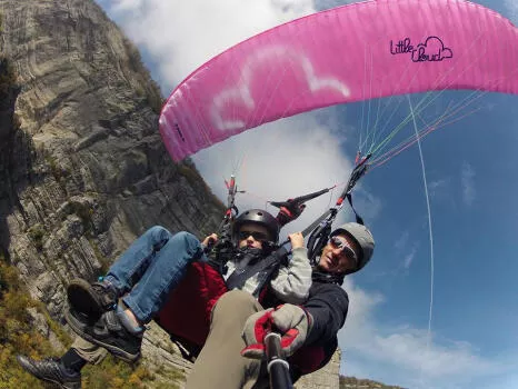 Vol prapente pour enfant vers Grenoble