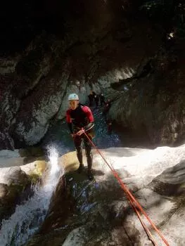 An other abseiling at Angon canyon