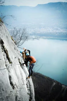 Via ferrata initiation in March