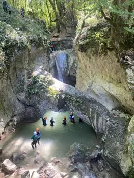 Fin du canyon du Ternèze - Bauges, Savoie -