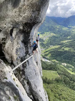 Passage de Poutre, Via ferrata de la Roche-Veyrand