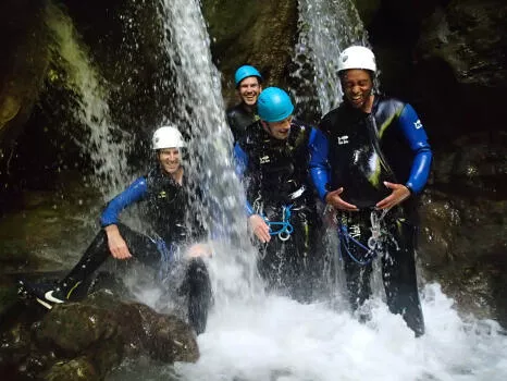 Un bon moment, Canyon de Montmin, Haute savoie