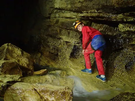 Cuves de Sassenage, massif du Vercors, Isère.