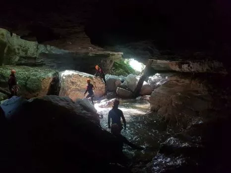 Unbelievable canyoning 