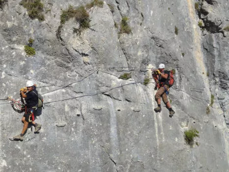 Via ferrata de Jules Carret, Massif des Bauges, Proche de Chambéry