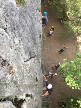 Escalade à Angon, Haute Savoie