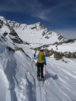 Remontée en direction du Col du Borgne