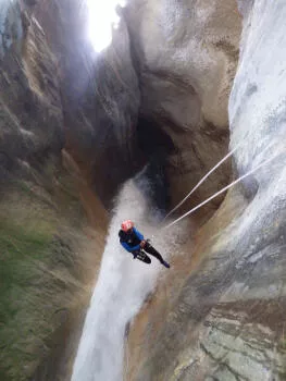 Canyon de l'infernet, la première cascade, Massif de la Chartreuse, Quaix en Chartreuse.